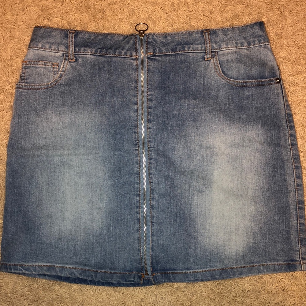 love tree denim skirt